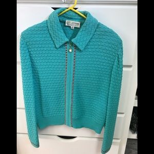 St. John sweater blazer.